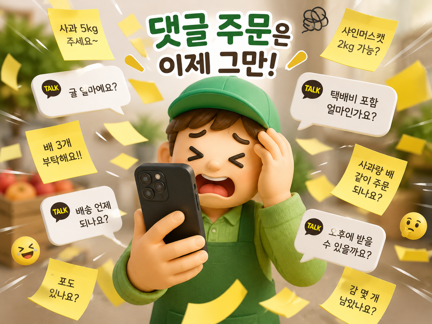 댓글 주문 해방